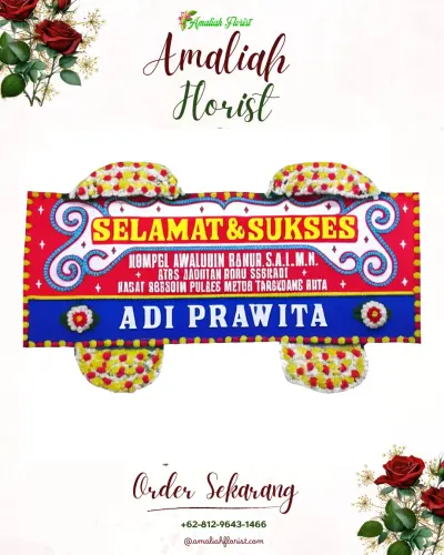 Karangan Bunga Ucapan Selamat di Kutamandiri